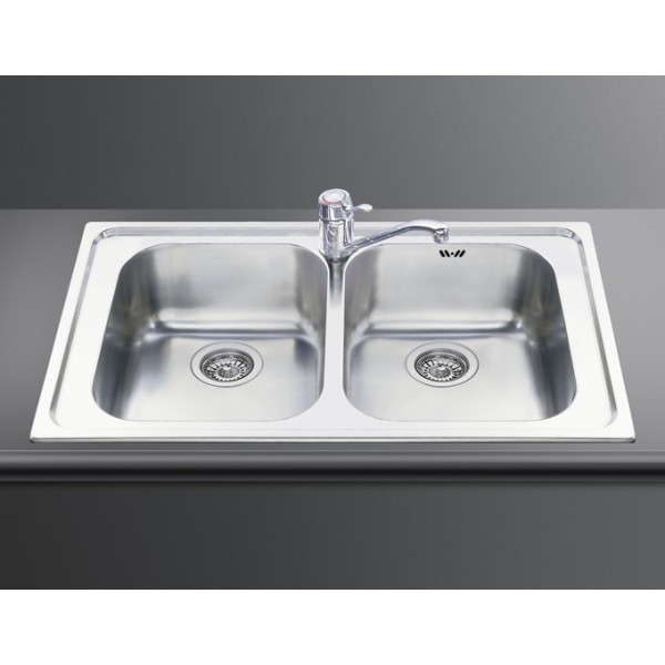 Lav. alba 2 vs 86x50 inox satinato