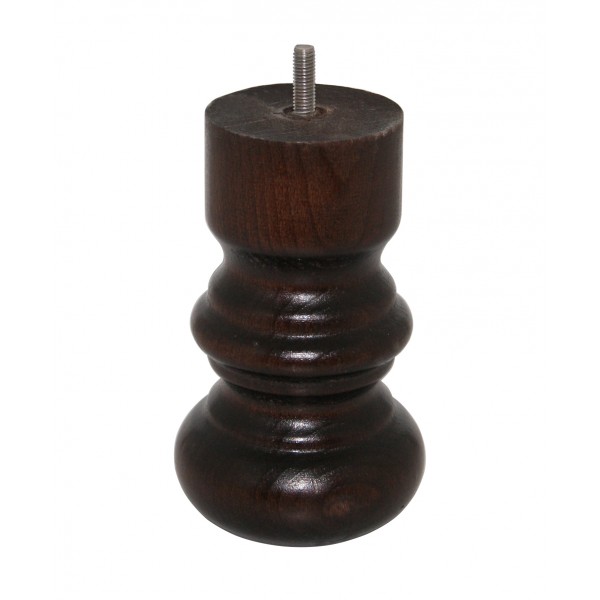 Cipollone cm 15 faggio verniciato noce