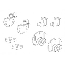 Scorribase std - set ante scorrevoli legno 25kg