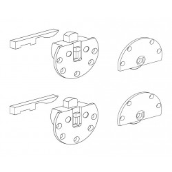 Scorribase std - set regol. ante scorr. legno 40kg