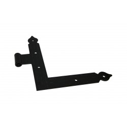 Squadro dritto 180x200 / d.10 nero dx s/310