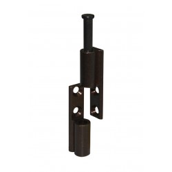 Cerniera sfilabile mm40 bronzo opaco