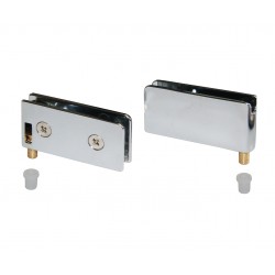 Cerniera cristallo 56x26 sp. 6 cromo lucido (2 pz)