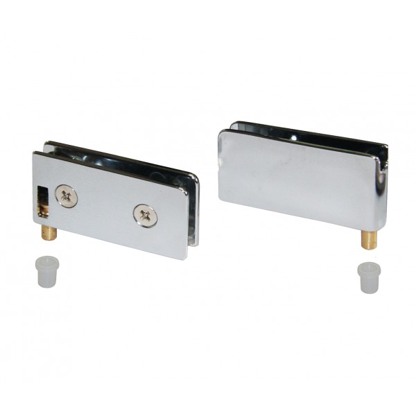 Cerniera cristallo 56x26 sp. 6 cromo lucido (2 pz)