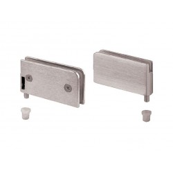 Cerniera cristallo 67x35 sp. 6 cromo satin. (2 pz)