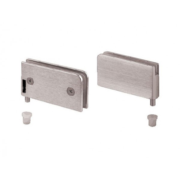Cerniera cristallo 67x35 sp. 6 cromo satin. (2 pz)