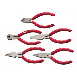 Pinze in acciao per elettronica l. 120 mm (5 pz)