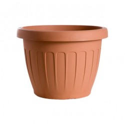 Vaso terra d50x32,5x37 cm. colore terracotta