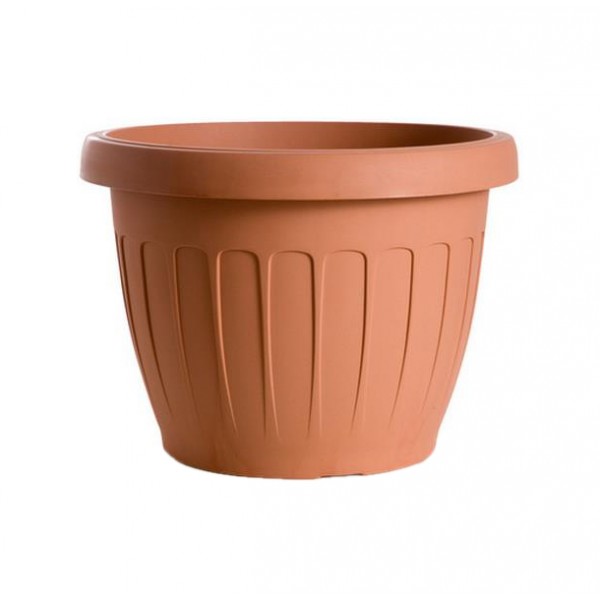 Vaso terra d50x32,5x37 cm. colore terracotta
