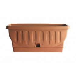 Fioriera natura 61x29x26 c/sottovaso colore ter