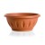 Vaso ciotola con sottovaso Bama Alba diametro 40 cm colore terracotta 