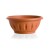 Vaso ciotola Bama Alba con sottovaso diametro 50 cm colore terracotta