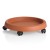 Sottovaso rotondo con ruote Bama diametro 25 cm colore terracotta 