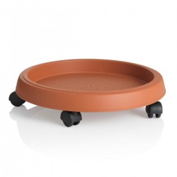 Sottovaso rotondo con ruote Bama diametro 30 cm colore...