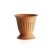 Portavaso Bama Etika con sottovaso diametro 25 cm colore terracotta