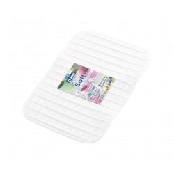 Tappeto soft rettangolare 40x30 cm colore bianco