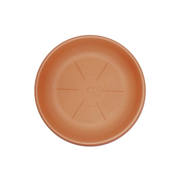 Sottovaso rotondo Bama diametro 35 cm colore terracotta