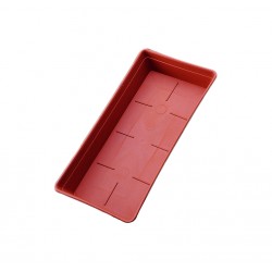 Sottovaso rettangolare 60x23 cm. colore ter