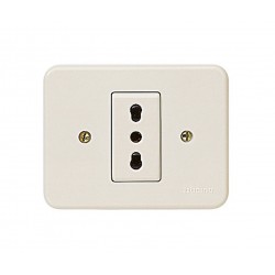 Domino - presa 2p+t 10/16a colore avorio