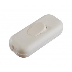 Deviatore unipolare 2a, tasto a bilanciere, termin