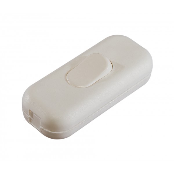 Deviatore unipolare 2a, tasto a bilanciere, termin