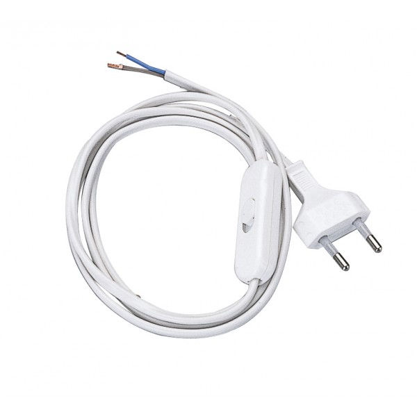 Cavo per abat-jour, tipo h03vvh2-f 2x0,75mm², lung