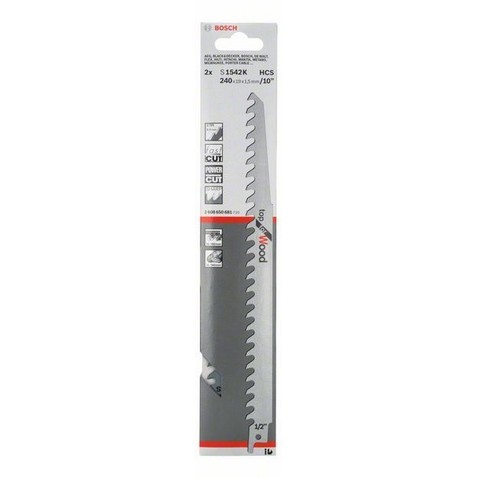 Set lame s 1542 k seghe univ. l. 240 legno (2 pz)