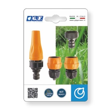 Kit lancia base con raccordi 1/2&quot;- 5/8&quot; + presa