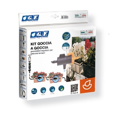 Kit goccia per irrigare fino a 12 vasi + acc.