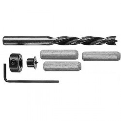 Kit punta d. 8 mm + 25 spine legno + acc. (32 pz)