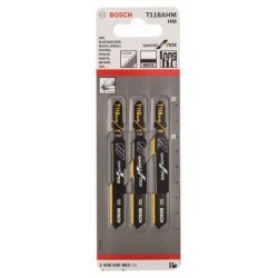 Set lame t 118 ahm seghetti l 83 mm acciaio (3 pz)