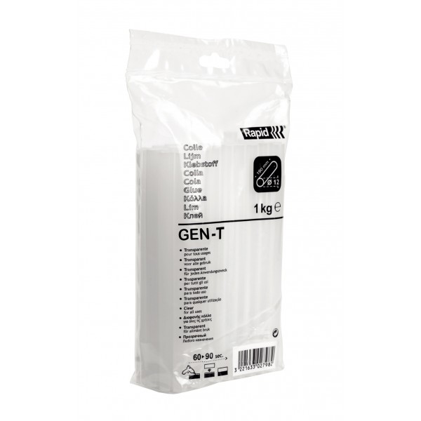 Colla 1kg gen-t d12x190mm trasparente