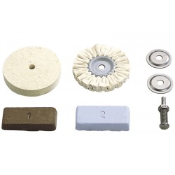 Kit di lucidatura d. 85 mm (7 pz)