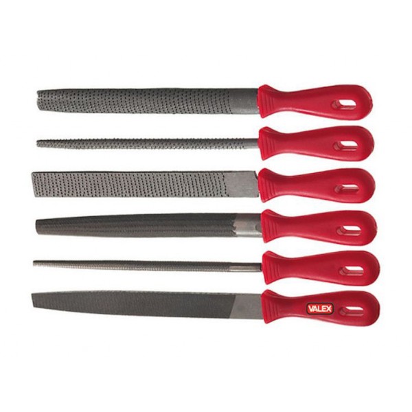 Set lime e raspe lung. 200 mm c/impugnatura