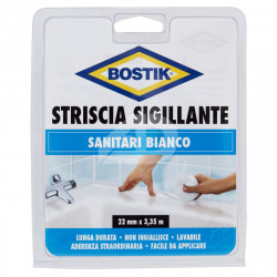 Striscia sigillante autoadesiva per sanitari 22 mm x...
