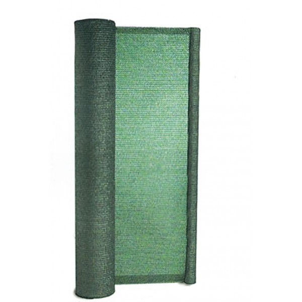 Rete ombra h. 2x1 mt con asole verde