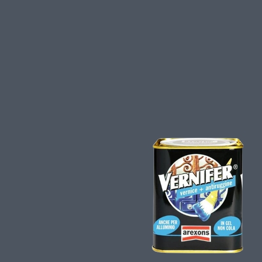 Vernice antiruggine grigio ferro satinato vernifer 750 ml