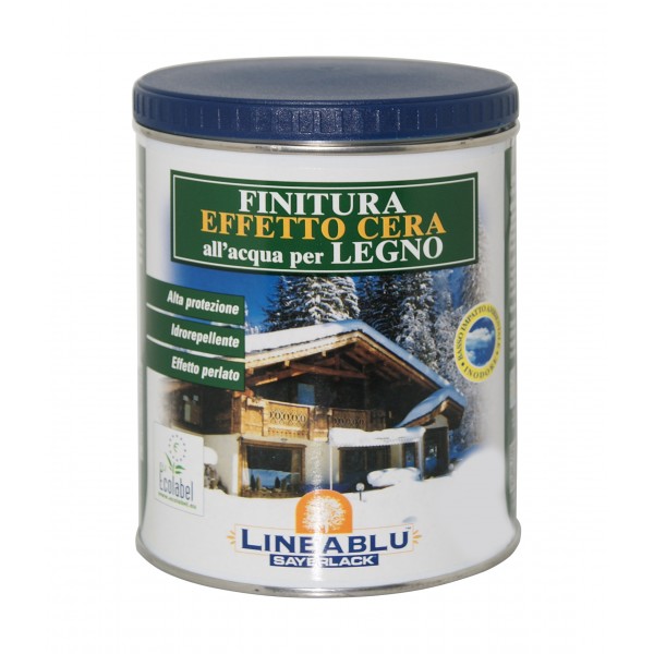 Finitura acqua cera ambra esterno lt 0,75