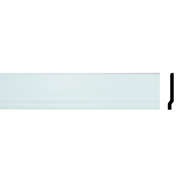 Battiscopa pvc bianco 68x3 as.mt.2