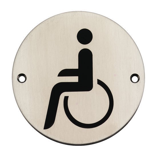 Targhetta handicappati acc.sat.