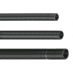 25m tubo pieghevole ø 16mm, imq, ce - nero