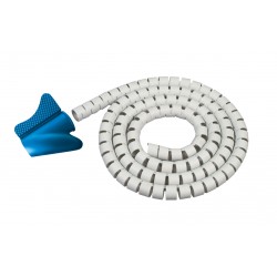 2m guaina spiralata ø 25mm completa di pinza-guida