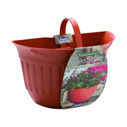 Gerla style 26x14x16 cm colore terracotta