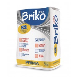 Briko k2 - cemento 5 kg grigio interni / esterni