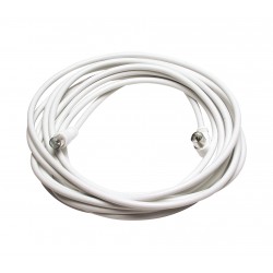 5m cavetto tv con 1 spina assiale e 1 presa a 90°,