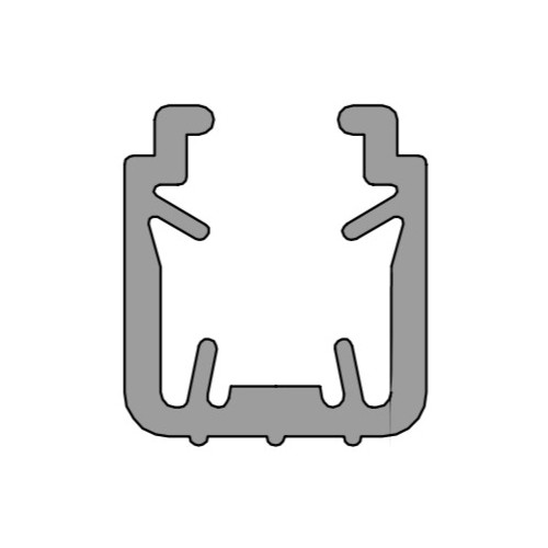 Guarnizione rigida per vetri da 4mm