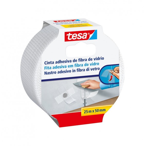 Nastro fissa giunture fibra vetro 25x50