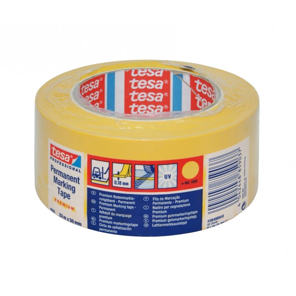 Nastro premium pvc marcatura pavim. 33x50 giallo
