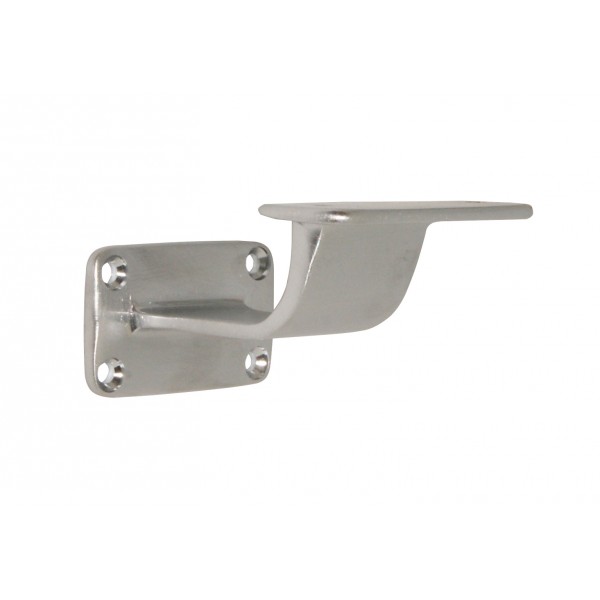 Supporto quadro corrimano ottone cromato satinato