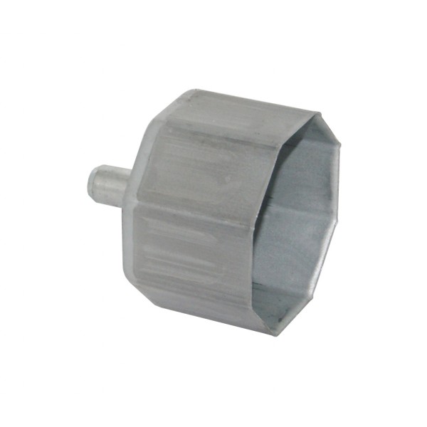 Calotta con perno d. 60x45mm ferro zincato
